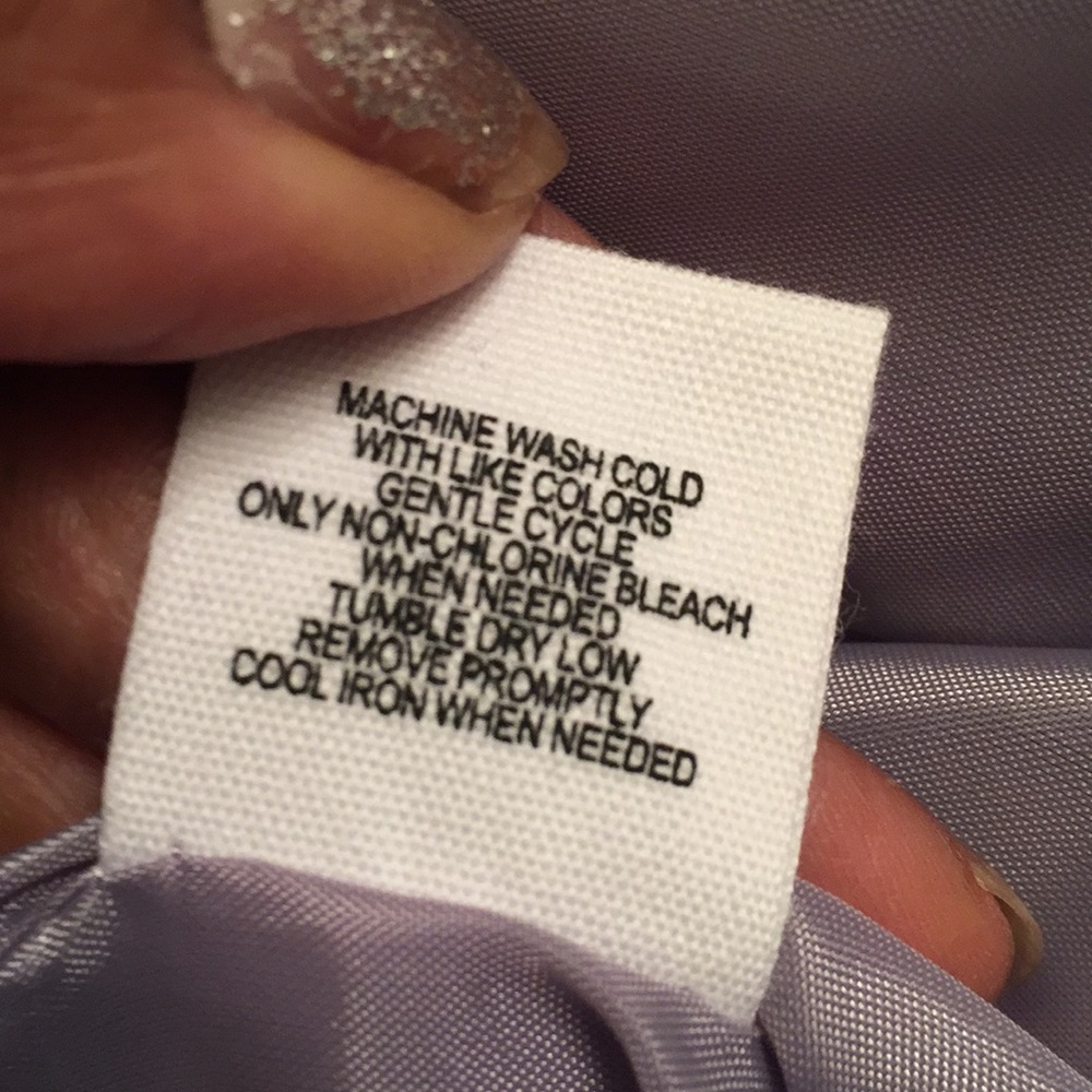 Forever Flower medium lavender puffer jacket  NWOT - Picture 7 of 7